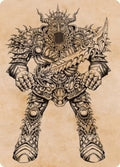 Image for Iron Golem (Showcase) Art Card (80) (Adventures in the Forgotten Realms) - Magic: The Gathering