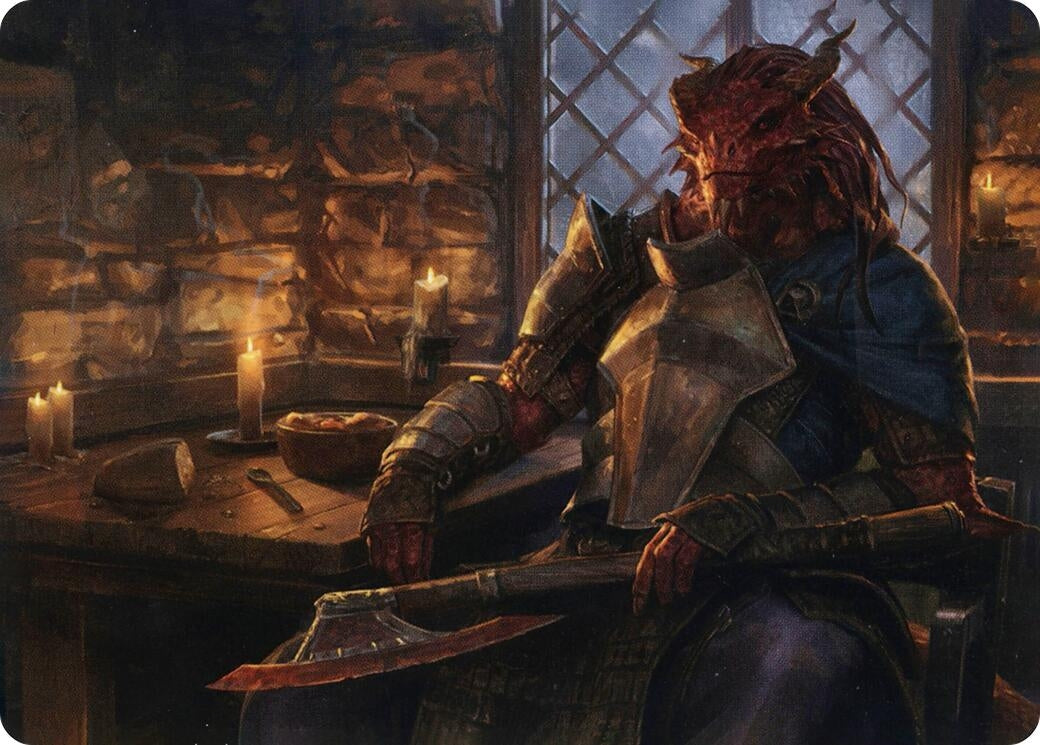 Image for Jaded Sell-Sword Art Card (47) (Adventures in the Forgotten Realms) - Magic: The Gathering