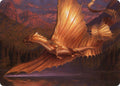Image for Adult Gold Dragon Art Card (58) (Adventures in the Forgotten Realms) - Magic: The Gathering