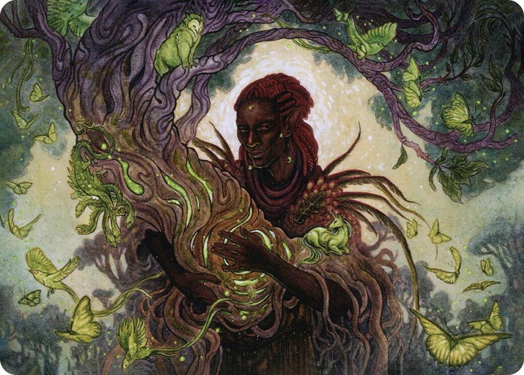 Image for Circle of Dreams Druid Art Card (66) (Adventures in the Forgotten Realms) - Magic: The Gathering