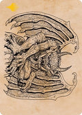 Image for Cloister Gargoyle (Showcase) Art Card (Gold-Stamped) (65) (Adventures in the Forgotten Realms) - Magic: The Gathering