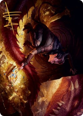 Image for Hoard Robber Art Card (Gold-Stamped Signature) (41) (Adventures in the Forgotten Realms) - Magic: The Gathering