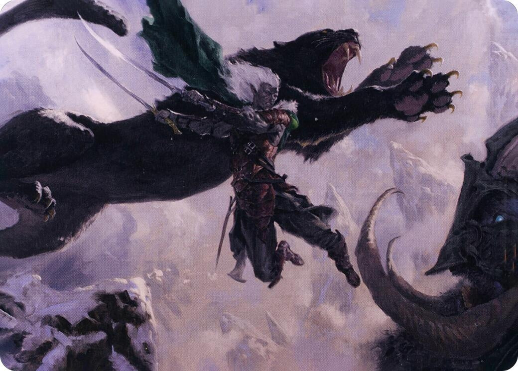 Image for Drizzt Do'Urden Art Card (52) (Adventures in the Forgotten Realms) - Magic: The Gathering