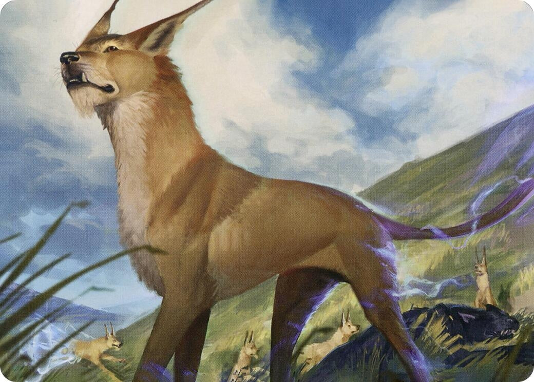 Image for Blink Dog Art Card (20) (Adventures in the Forgotten Realms) - Magic: The Gathering