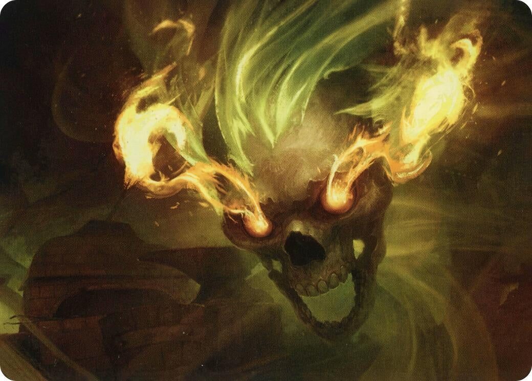 Image for Flameskull Art Card (14) (Adventures in the Forgotten Realms) - Magic: The Gathering