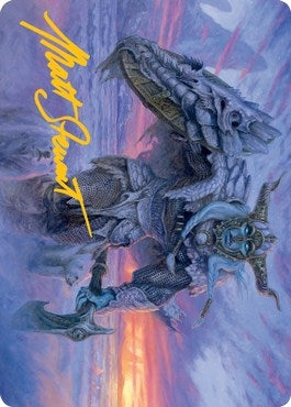 Image for Frost Giant Art Card (Gold-Stamped Signature) (5) (Adventures in the Forgotten Realms) - Magic: The Gathering