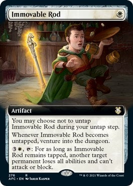 Image for Immovable Rod (Extended Art) (276) (Adventures in the Forgotten Realms) - Magic: The Gathering