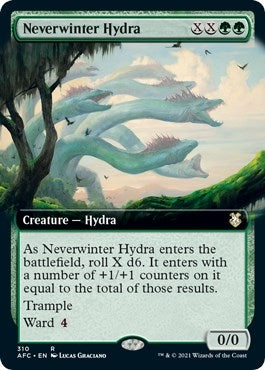 Image for Neverwinter Hydra (Extended Art) (310) (Adventures in the Forgotten Realms) - Magic: The Gathering