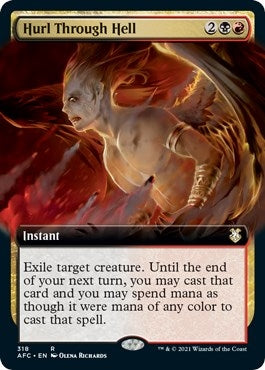 Image for Hurl Through Hell (Extended Art) (318) (Adventures in the Forgotten Realms) - Magic: The Gathering