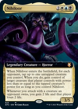 Image for Nihiloor (Extended Art) (323) (Adventures in the Forgotten Realms) - Magic: The Gathering