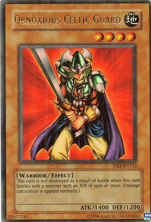 Image for Obnoxious Celtic Guard (DB2-EN112) (DB2) - YuGiOh
