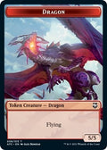 Image for Dragon // Dragon Spirit Double-Sided Token (6 // 9) (Adventures in the Forgotten Realms) - Magic: The Gathering