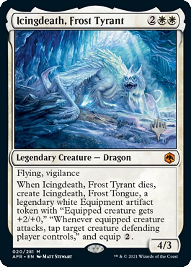 Image for Icingdeath, Frost Tyrant (20) (Adventures in the Forgotten Realms) - Magic: The Gathering