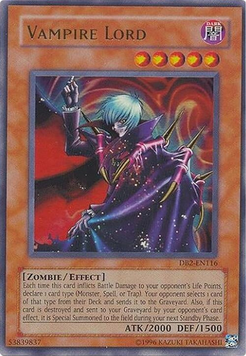 Image for Vampire Lord (DB2-EN116) (DB2) - YuGiOh
