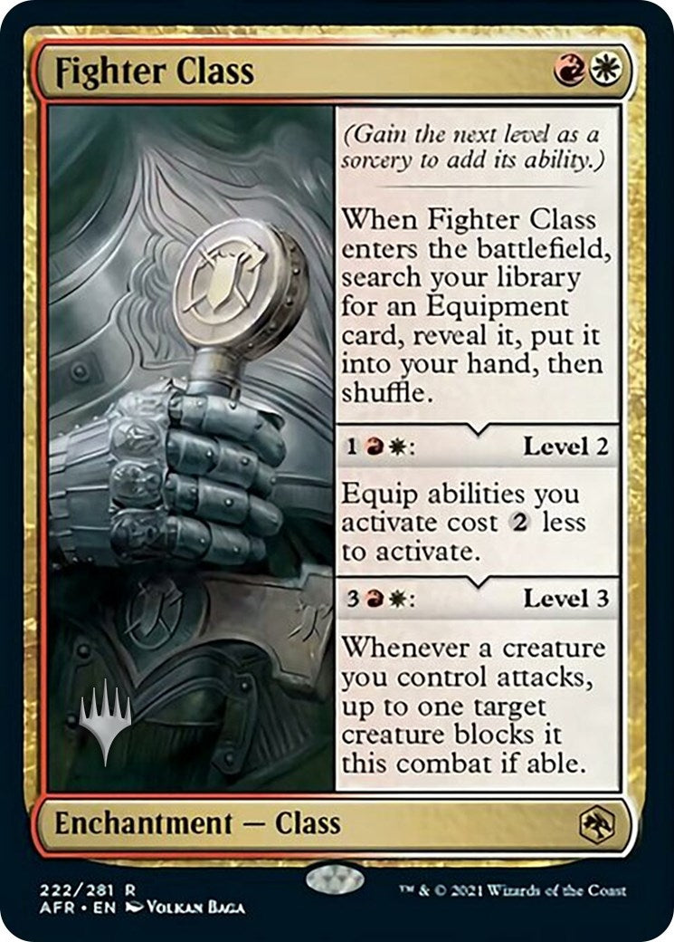 Image for Fighter Class (222) (Adventures in the Forgotten Realms) - Magic: The Gathering