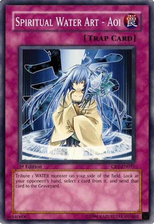 Image for Spiritual Water Art - Aoi (CRV-EN051) (CRV) - YuGiOh