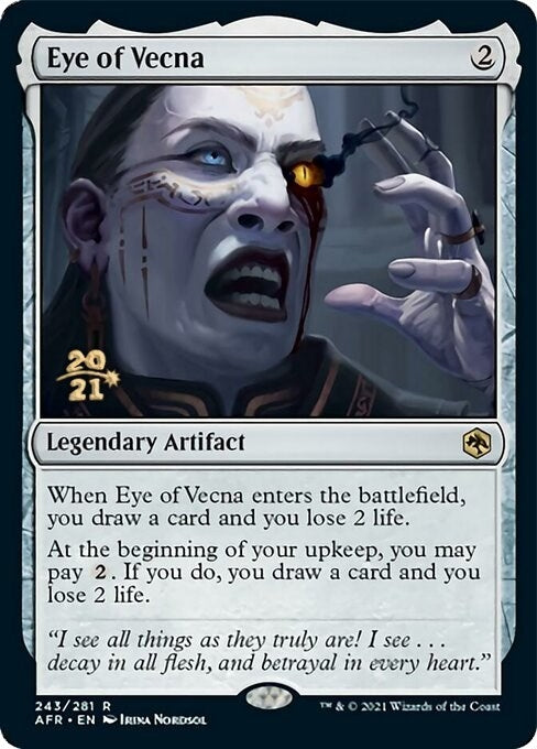 Image for Eye of Vecna (243) (Prerelease Cards) - Magic: The Gathering