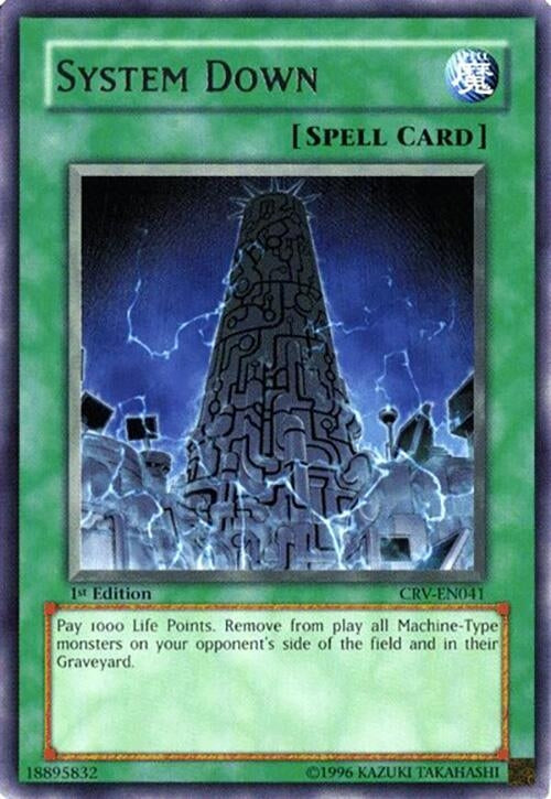 Image for System Down (CRV-EN041) (CRV) - YuGiOh