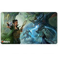 Image for Adventures in the Forgotten Realms Playmat The Party Fighting Blue Dragon (V1) for Magic: The Gathering - Playmats