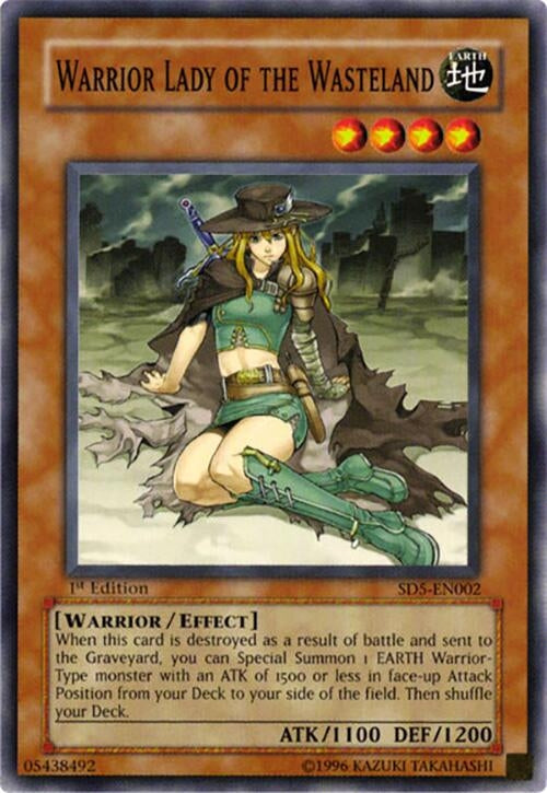 Image for Warrior Lady of the Wasteland (SD5-EN002) (SD5) - YuGiOh