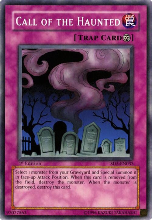 Image for Call Of The Haunted (SD5-EN033) (SD5) - YuGiOh