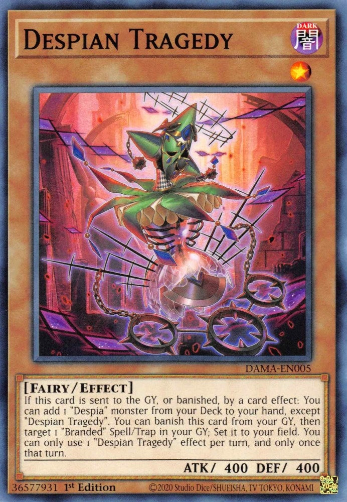 Image for Despian Tragedy (DAMA-EN005) (DAMA) - YuGiOh