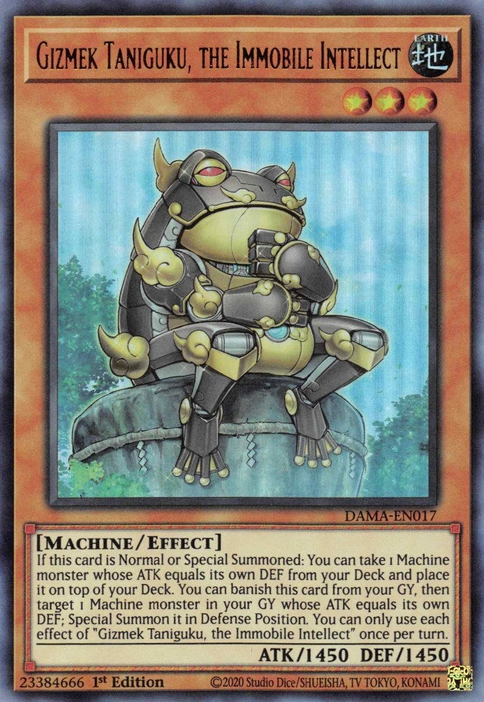 Image for Gizmek Taniguku, the Immobile Intellect (DAMA-EN017) (DAMA) - YuGiOh