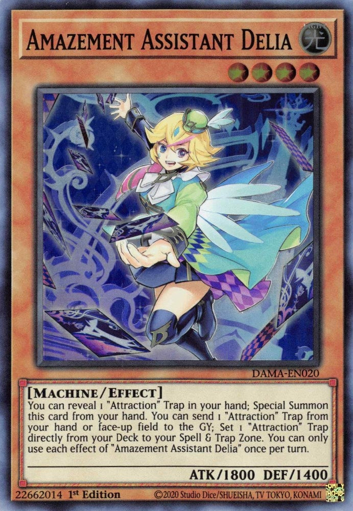 Image for Amazement Assistant Delia (DAMA-EN020) (DAMA) - YuGiOh