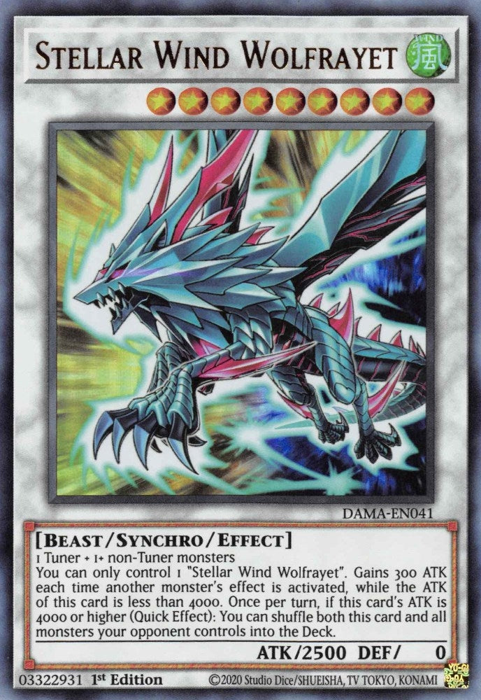 Image for Stellar Wind Wolfrayet (DAMA-EN041) (DAMA) - YuGiOh