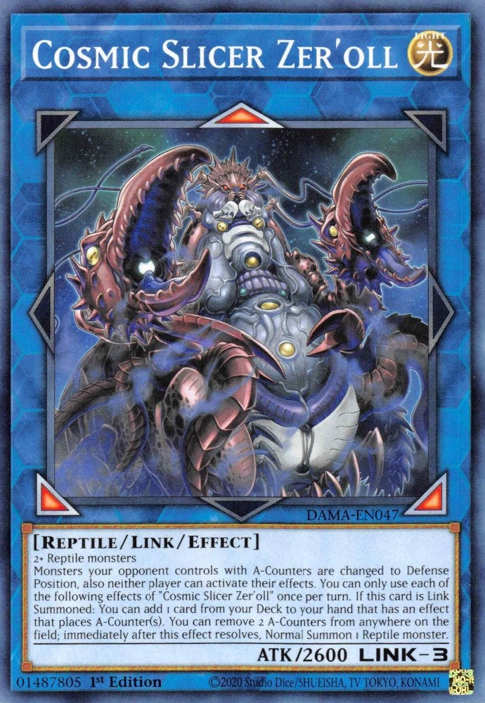 Image for Cosmic Slicer Zer'oll (DAMA-EN047) (DAMA) - YuGiOh