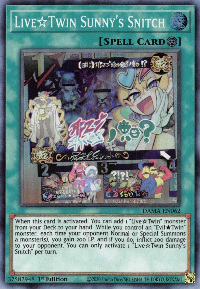 Image for Live Twin Sunny's Snitch (DAMA-EN062) (DAMA) - YuGiOh