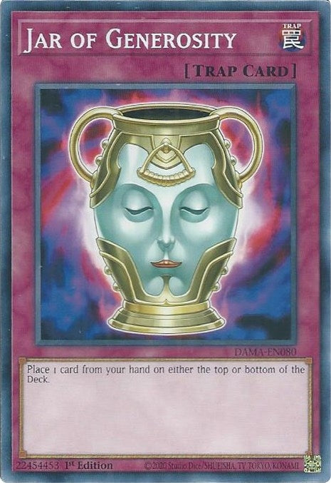 Image for Jar of Generosity (DAMA-EN080) (DAMA) - YuGiOh