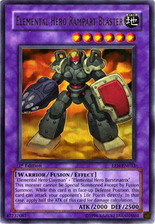 Image for Elemental HERO Rampart Blaster (EEN-EN033) (EEN) - YuGiOh
