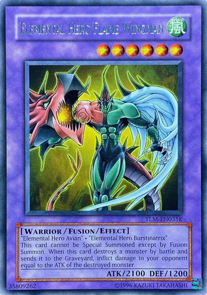 Elemental HERO Flame Wingman (TLM-EN035K) (TLM-EN035K) (RR)