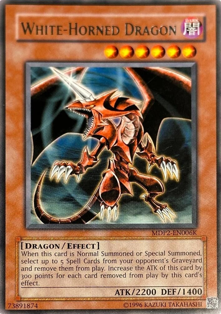 White-Horned Dragon (MDP2-EN006K) (MDP2-EN006K) (RR)