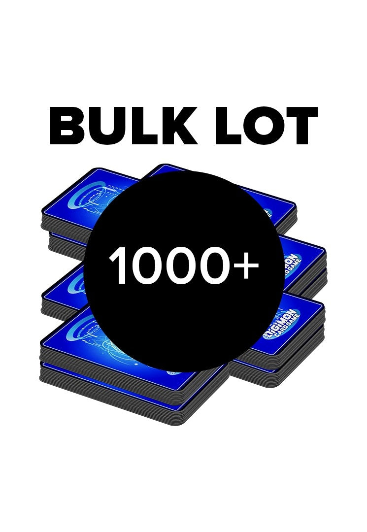Image for Over 1000 Digimon Card Game Bulk Card Lot - Bulk Lots