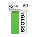 Image for PRO-Gloss Eclipse Small Deck Protector Sleeves - Lime Green (60-Pack) - Card Sleeves