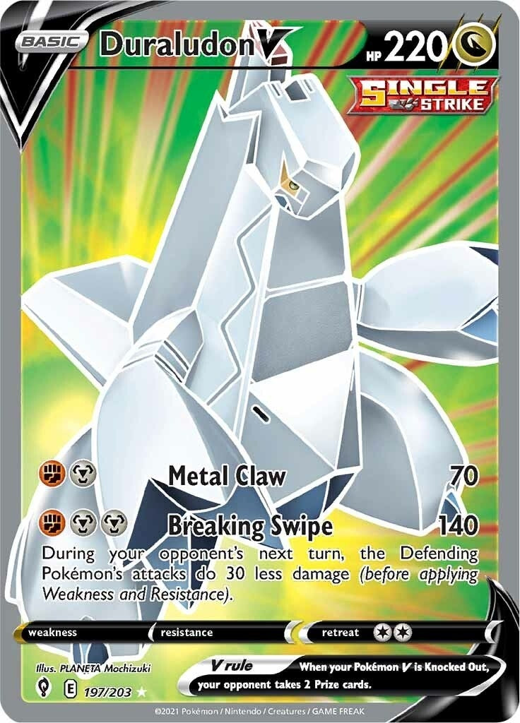 Image for Duraludon V (Full Art) (197/203) (SWSH07) - Pokemon