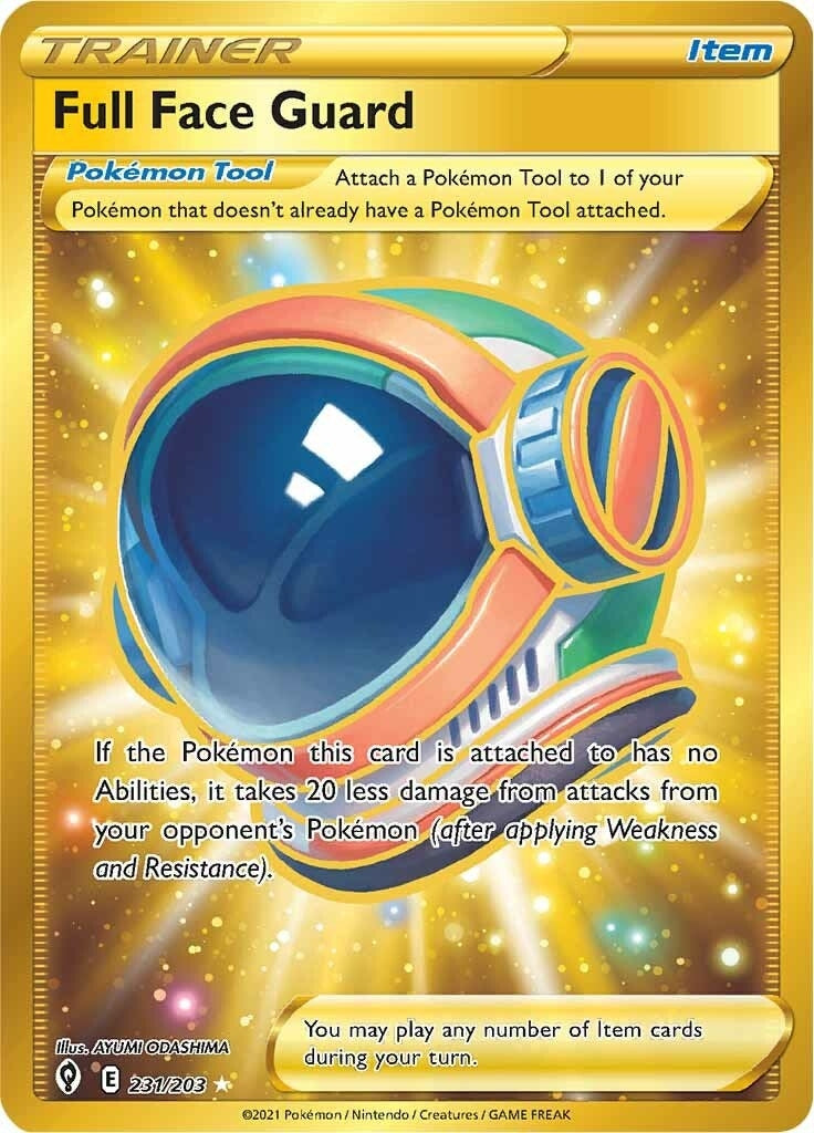 Image for Full Face Guard (Secret) (231/203) (SWSH07) - Pokemon