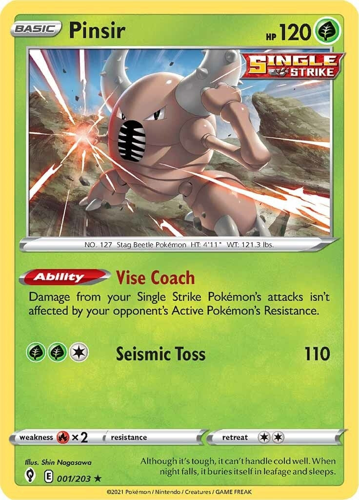 Image for Pinsir (001/203) (SWSH07) - Pokemon
