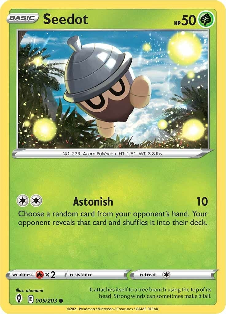 Image for Seedot (005/203) (SWSH07) - Pokemon