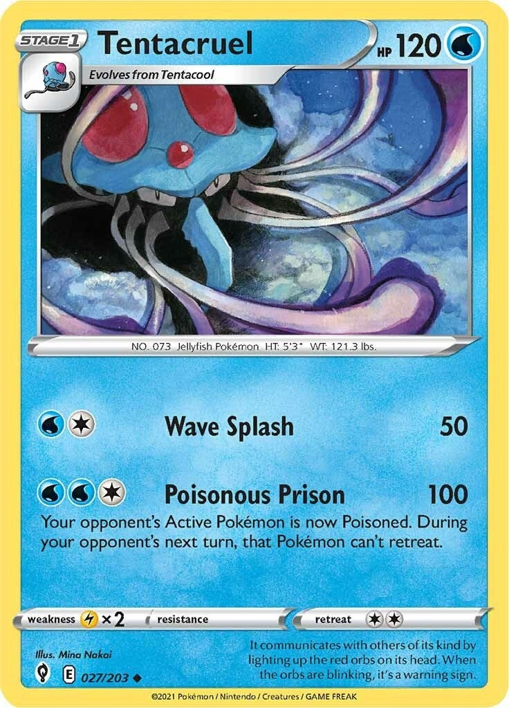 Image for Tentacruel (027/203) (SWSH07) - Pokemon