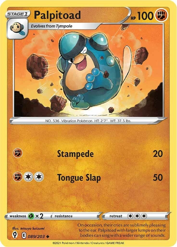 Image for Palpitoad (089/203) (SWSH07) - Pokemon