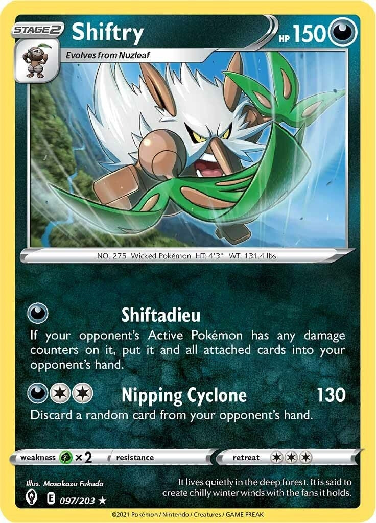 Image for Shiftry (097/203) (SWSH07) - Pokemon