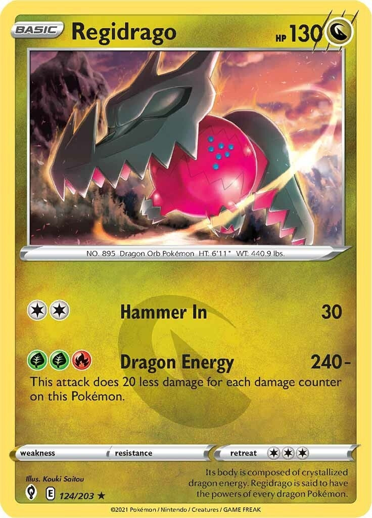 Image for Regidrago (124/203) (SWSH07) - Pokemon