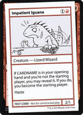Image for Impatient Iguana (No PW Symbol) (Mystery Booster: Convention Edition Exclusives) - Magic: The Gathering