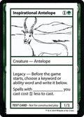 Image for Inspirational Antelope (No PW Symbol) (Mystery Booster: Convention Edition Exclusives) - Magic: The Gathering
