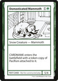Image for Domesticated Mammoth (No PW Symbol) (Mystery Booster: Convention Edition Exclusives) - Magic: The Gathering