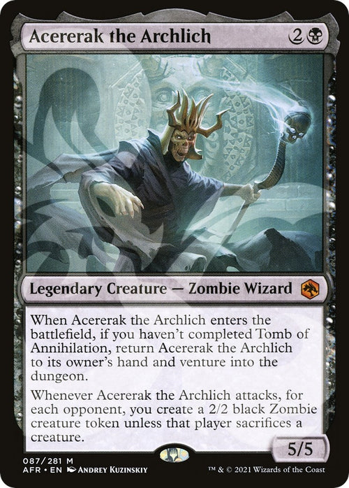 Image for Acererak the Archlich (87) (AFR Ampersand Promos) - Magic: The Gathering