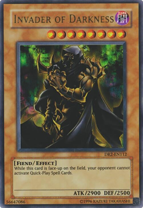 Image for Invader of Darkness (DR2-EN112) (DR2) - YuGiOh